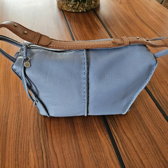 The Sak Blue and Brown Hobo Bag - Picture 8 of 11